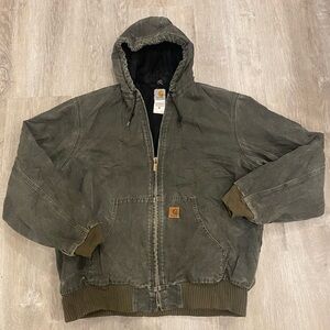 Carhartt J130 Active Jac Washed Duck Distressed Jacket XL Tall